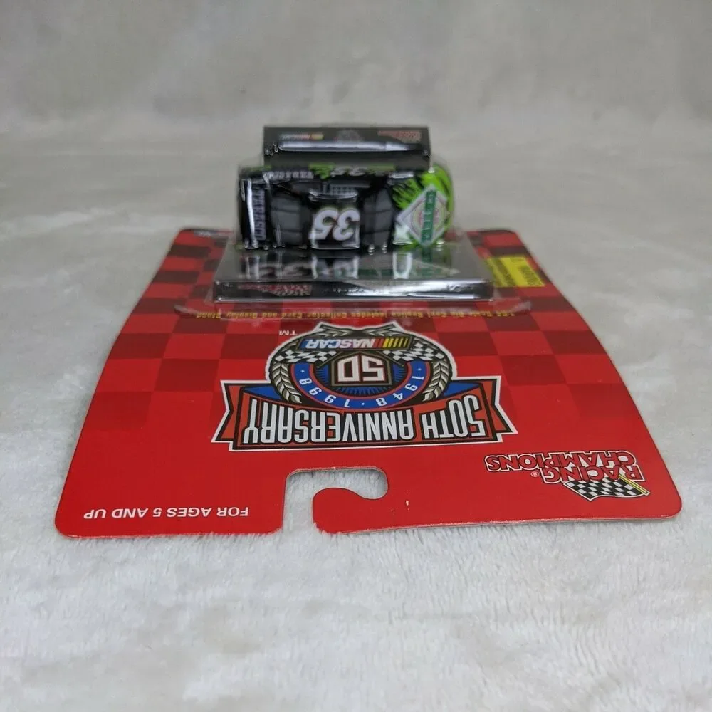 Racing Champions 50th NASCAR #35 Tabasco Green Todd Bodine VTG 1998 NEW w/Stand